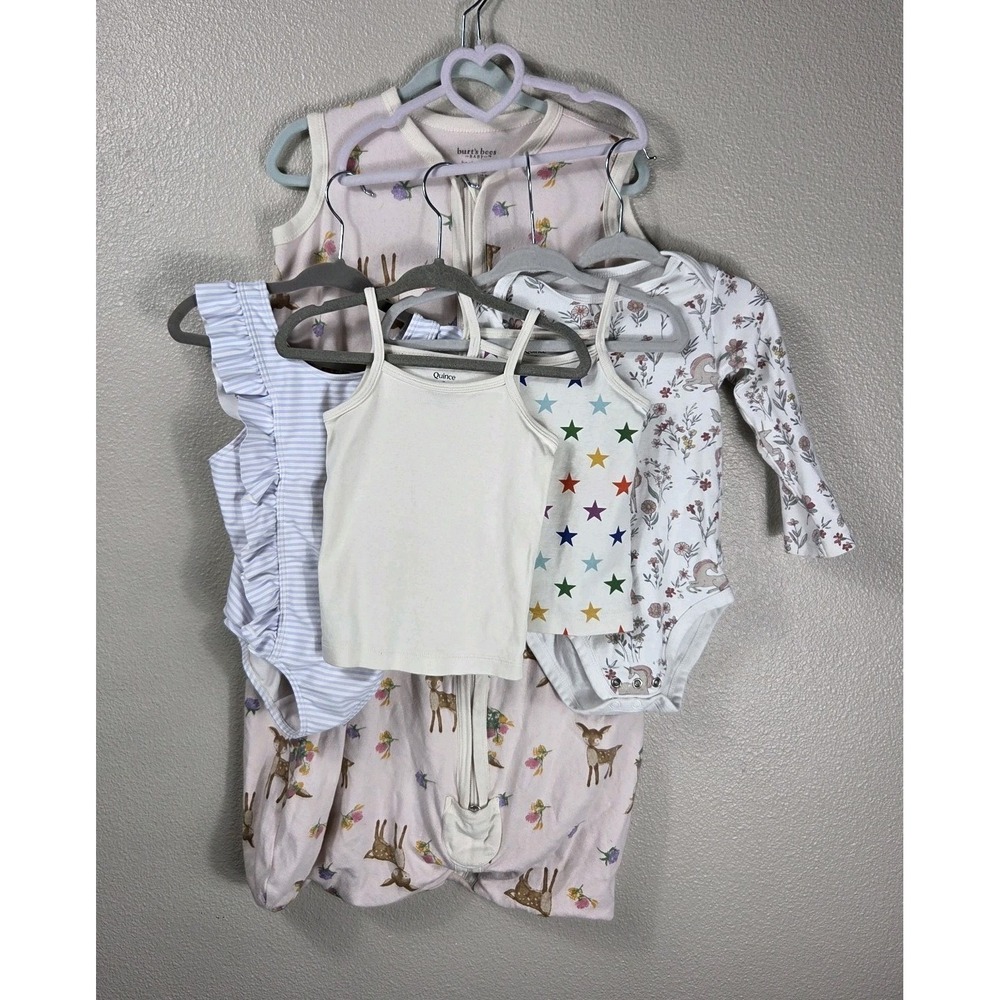 Quince Baby Bundle 18-24M 2T Organic Cotton Sleep Sack Bodysuit Tanks Swimsuit‎